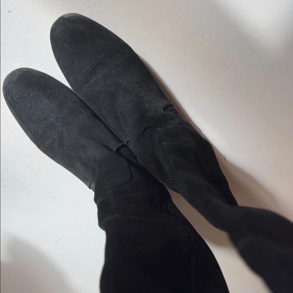 Aldo knee high suede boots size 9 black - Picture 3 of 6